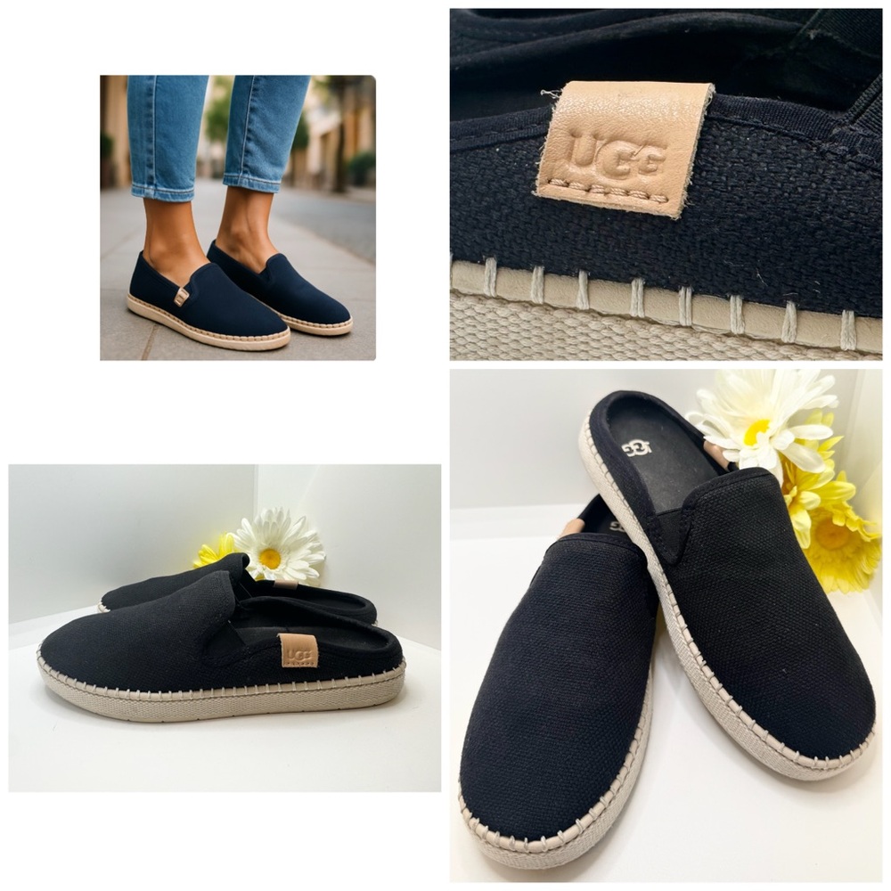 UGG Black Slip-On Sneakers
